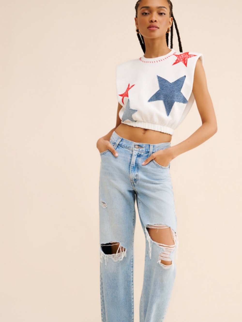Tricia Fix American Muscle Tee Shirt S - Picture 3 of 11